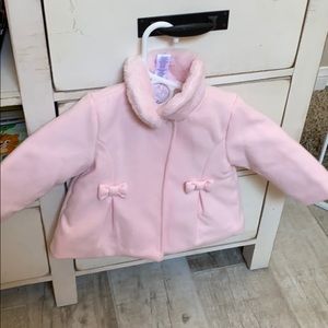 Little Me Pink Toddler Coat